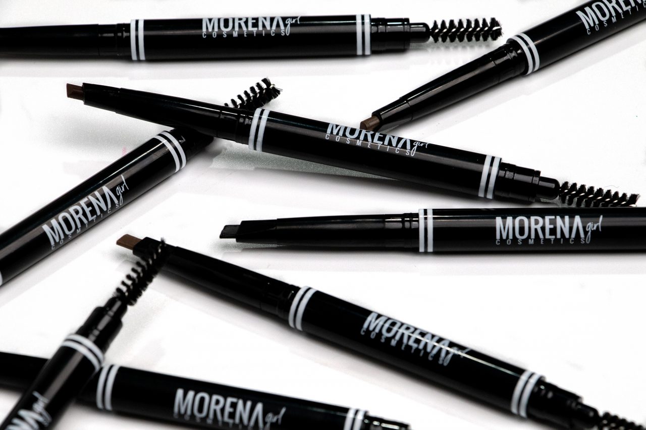 Slanted Eyebrow Pencil With Brush Morena Girl Cosmetics